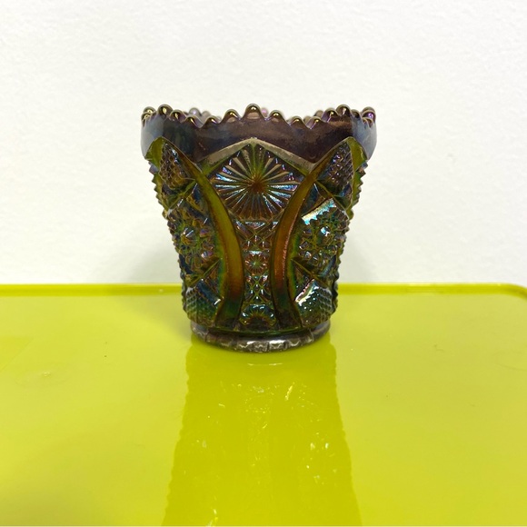 Imperial Carnival Glass Toothpick Holder - Picture 11 of 11